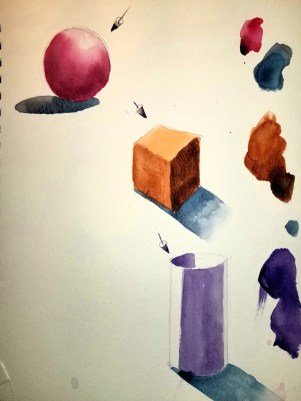 Image of demo 1 including color tests